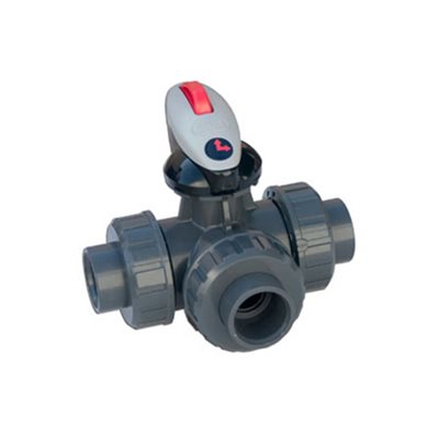 MC-3W (3-Way PVC) Ball Valves