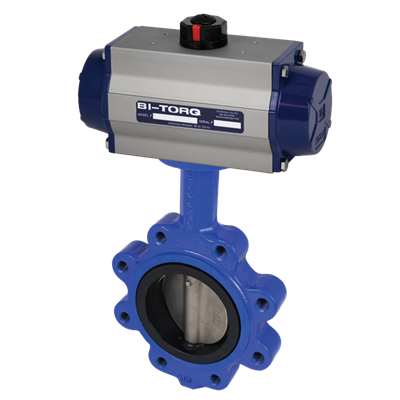 Lug Style with Pneumatic Actuator