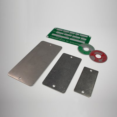 Strahman Sample Valve Tags