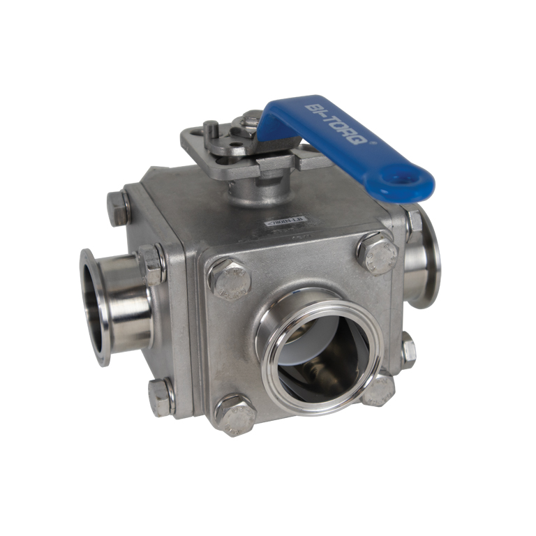 MS-3WTC (3-Way Sanitary ) Ball Valves