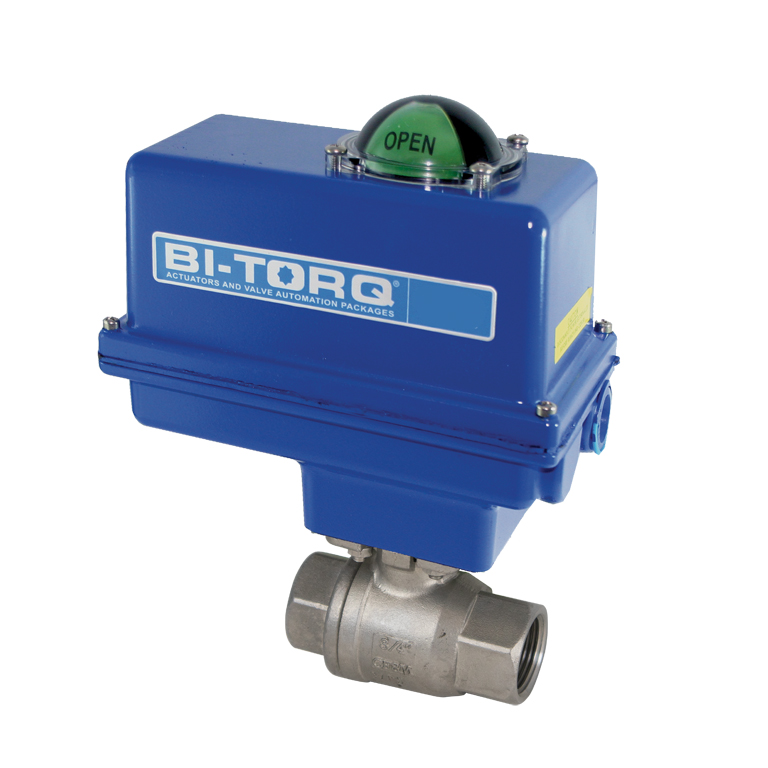 IS-2P (2-Piece) Electric Actuated Stainless Steel Ball Valves