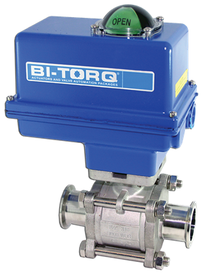 IS-3TC (Sanitary) Electric Actuated Stainless Steel Ball Valves